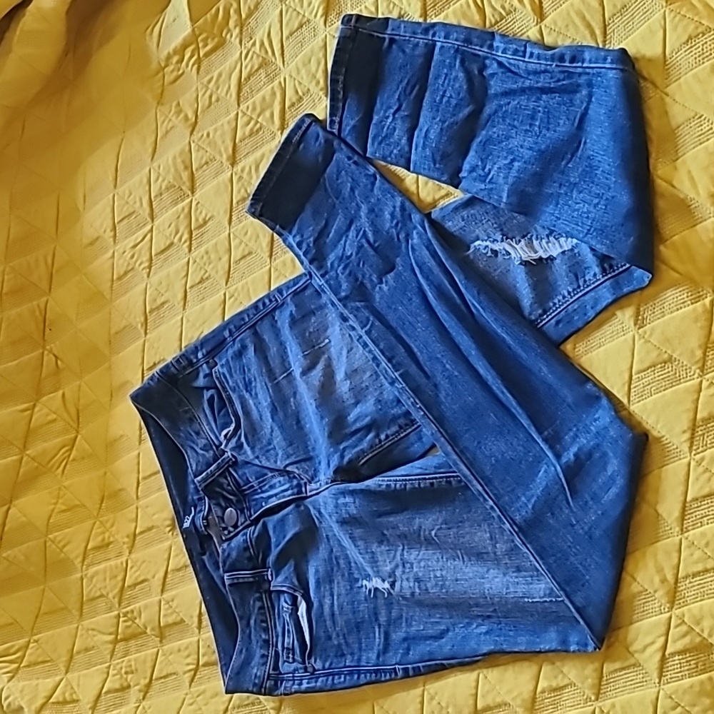 Stitch Fix 1822 Denim distressed ripped high-rise skinny soft stretch jeans 27 4